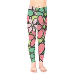 Flowers-27 Kids  Leggings