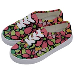 Flowers-27 Kids  Classic Low Top Sneakers