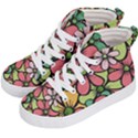 Flowers-27 Kids  Hi-Top Skate Sneakers View2