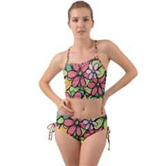 Flowers-27 Mini Tank Bikini Set