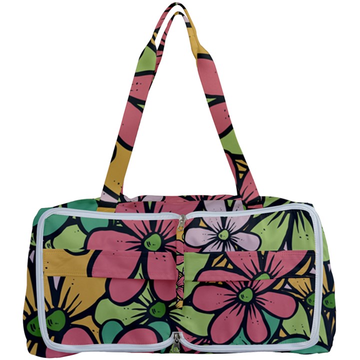 Flowers-27 Multi Function Bag