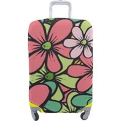 Flowers-27 Luggage Cover (large)