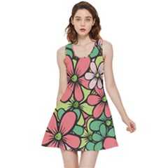 Flowers-27 Inside Out Reversible Sleeveless Dress