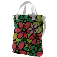 Flowers-27 Canvas Messenger Bag