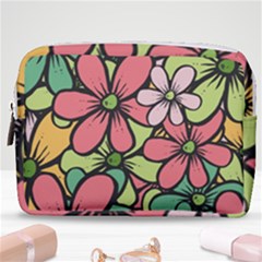 Flowers-27 Make Up Pouch (medium)