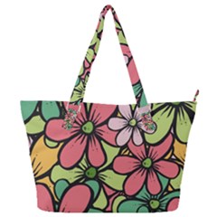 Flowers-27 Full Print Shoulder Bag by nateshop