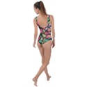 Flowers-27 Side Cut Out Swimsuit View2