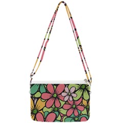 Flowers-27 Double Gusset Crossbody Bag by nateshop