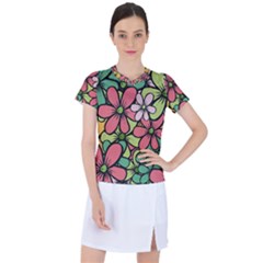 Flowers-27 Women s Sports Top