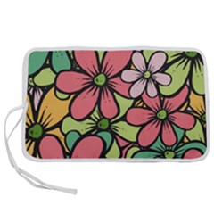 Flowers-27 Pen Storage Case (l)