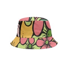 Flowers-27 Inside Out Bucket Hat (kids)