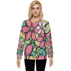 Flowers-27 Hidden Pocket Sweatshirt