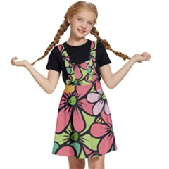 Flowers-27 Kids  Apron Dress