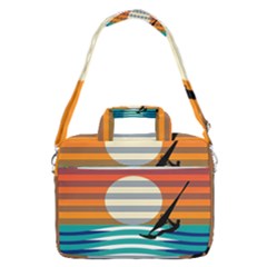 Waves Windsurfer Sun Macbook Pro 16  Shoulder Laptop Bag by Ravend