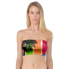 Beach Summer Wallpaper Bandeau Top by Ravend