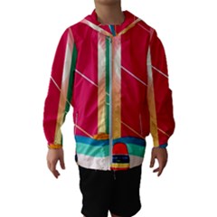 Beach Summer Wallpaper Kids  Hooded Windbreaker