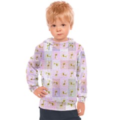 Giraffe Pattern Art Background Kids  Hooded Pullover by Ravend