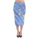 Art Marble Stone Rock Pattern Design Wallpaper Velvet Midi Pencil Skirt View1