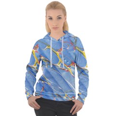 Art Marble Stone Rock Pattern Design Wallpaper Women s Overhead Hoodie by Ravend