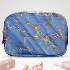 Art Marble Stone Rock Pattern Design Wallpaper Make Up Pouch (small) by Ravend