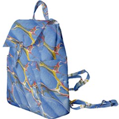 Art Marble Stone Rock Pattern Design Wallpaper Buckle Everyday Backpack by Ravend