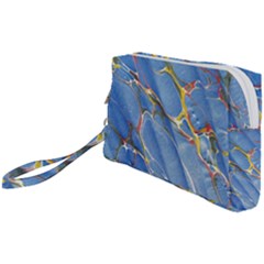 Art Marble Stone Rock Pattern Design Wallpaper Wristlet Pouch Bag (small) by Ravend