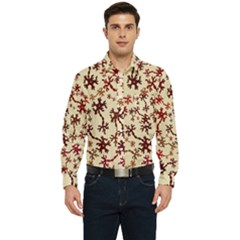 Neuron Nerve Cell Neurology Men s Long Sleeve Pocket Shirt  by Ravend