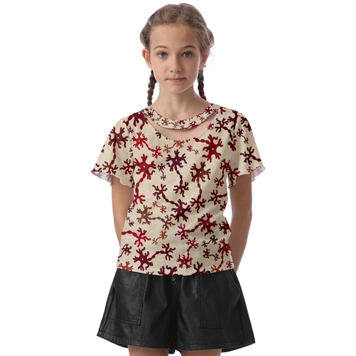 Neuron Nerve Cell Neurology Kids  Front Cut Tee