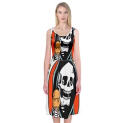 Halloween Midi Sleeveless Dress by Sparkle