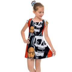 Halloween Kids  Cap Sleeve Dress by Sparkle