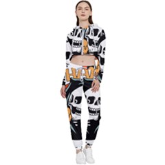 Halloween Cropped Zip Up Lounge Set by Sparkle