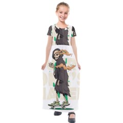 Halloween Kids  Short Sleeve Maxi Dress by Sparkle