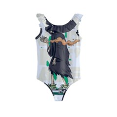 Halloween Kids  Frill Swimsuit by Sparkle