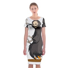 Halloween Classic Short Sleeve Midi Dress by Sparkle