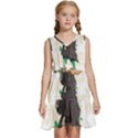 Halloween Kids  Sleeveless Tiered Mini Dress View1