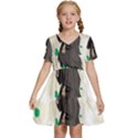 Halloween Kids  Short Sleeve Tiered Mini Dress View1