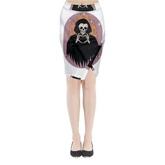 Halloween Midi Wrap Pencil Skirt by Sparkle