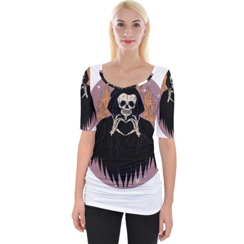 Halloween Wide Neckline Tee by Sparkle