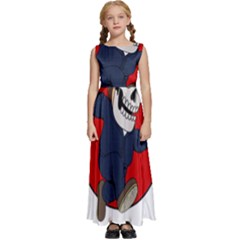 Halloween Kids  Satin Sleeveless Maxi Dress by Sparkle