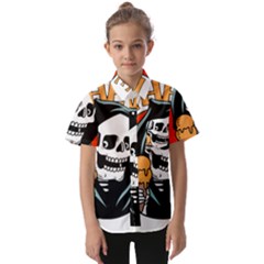 Halloween Kids  Short Sleeve Shirt by Sparkle