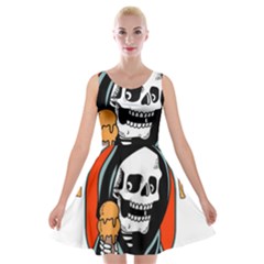 Halloween Velvet Skater Dress