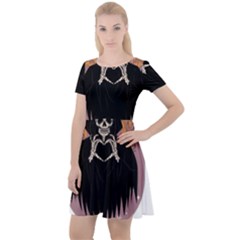 Halloween Cap Sleeve Velour Dress  by Sparkle