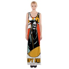 Halloween Thigh Split Maxi Dress by Sparkle