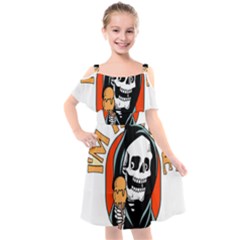 Halloween Kids  Cut Out Shoulders Chiffon Dress by Sparkle