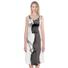 Halloween Midi Sleeveless Dress by Sparkle