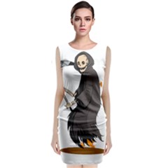 Halloween Sleeveless Velvet Midi Dress by Sparkle