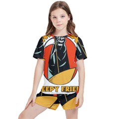 Halloween Kids  Tee And Sports Shorts Set by Sparkle