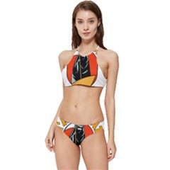 Halloween Banded Triangle Bikini Set by Sparkle