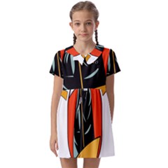 Halloween Kids  Asymmetric Collar Dress by Sparkle