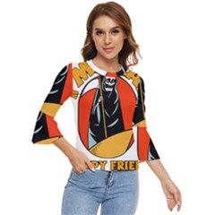 Halloween Bell Sleeve Top